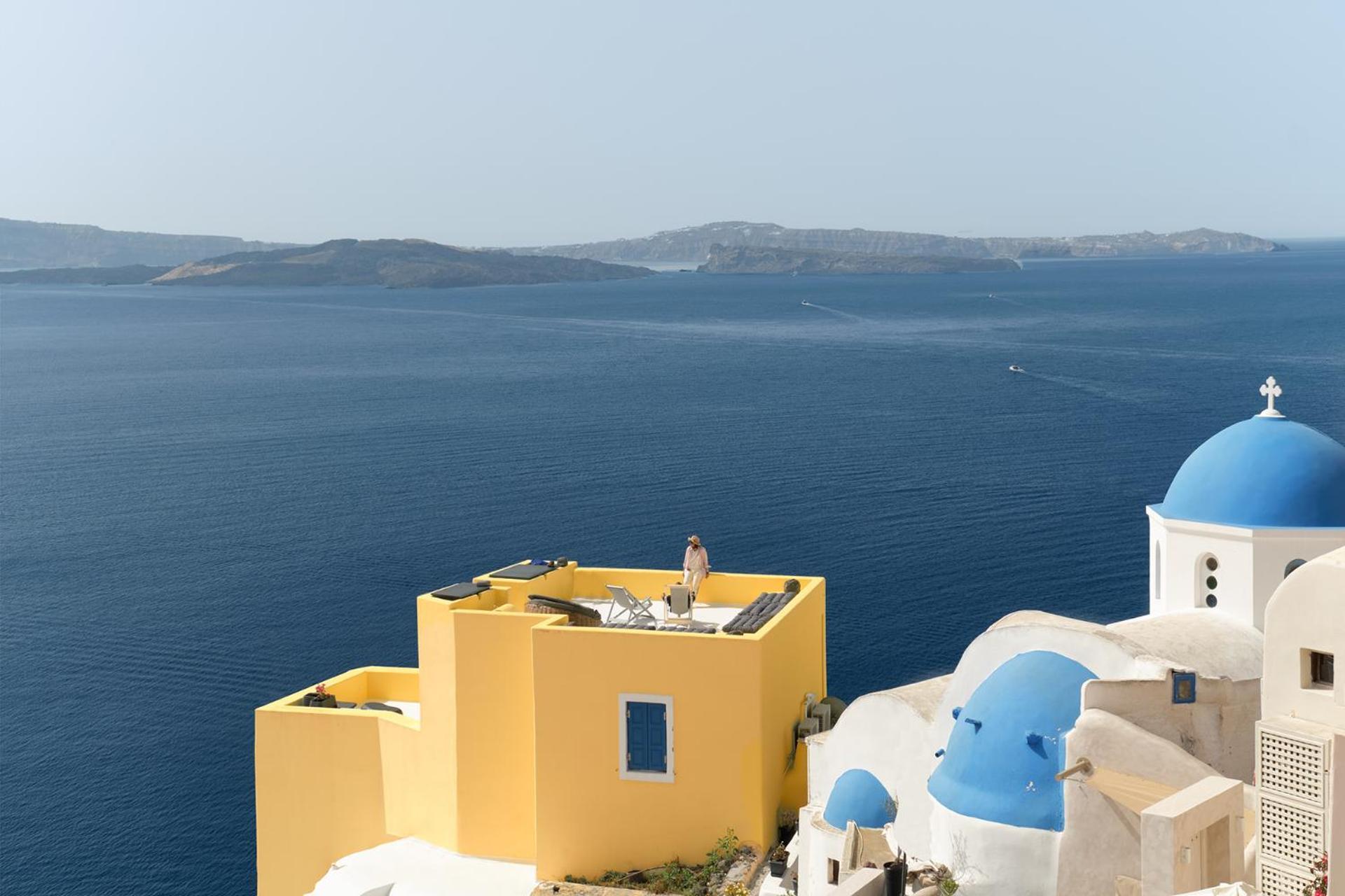 Ilivatos - Elegant Villa On The Caldera'S Edge Oía Dış mekan fotoğraf