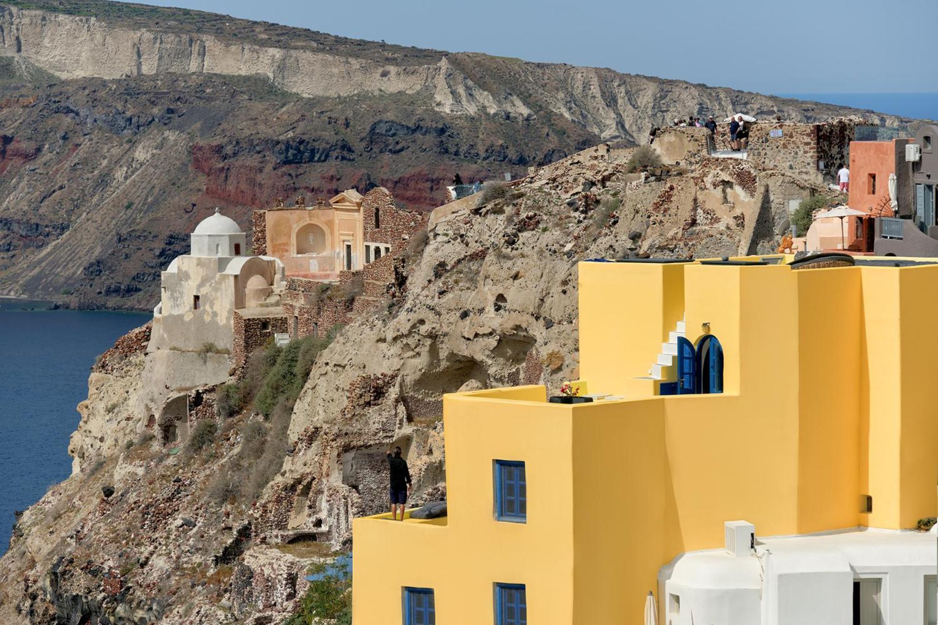 Ilivatos - Elegant Villa On The Caldera'S Edge Oía Dış mekan fotoğraf
